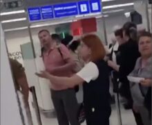 (ВИДЕО) Новый скандал в аэропорту Кишинева. Сторонники Шора, летевшие в Москву, заявили, что их «не пустили на рейс»