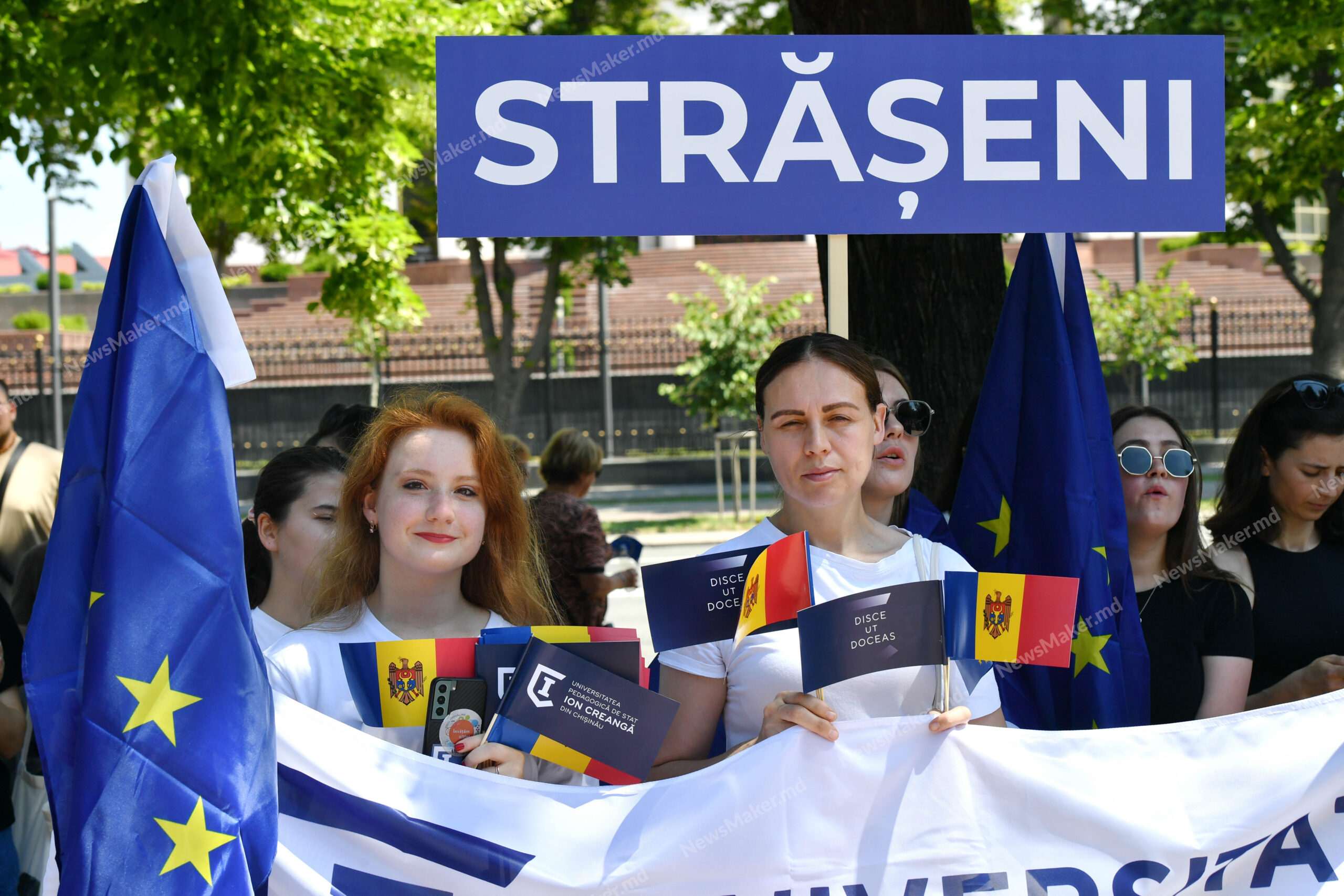 В Кишиневе прошел марш молодежи в поддержку евроинтеграции. Фоторепортаж NM
