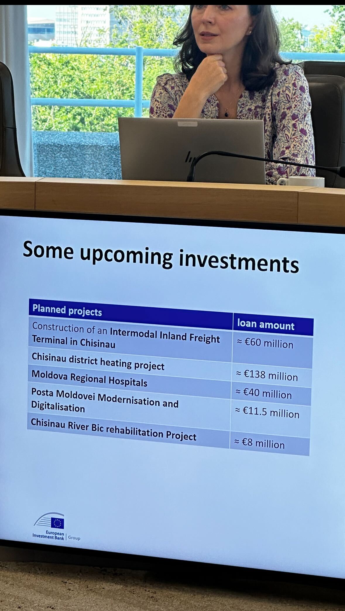 Европейский инвестиционный банк планирует предоставить Молдове в кредит более €257 млн на реализацию пяти проектов