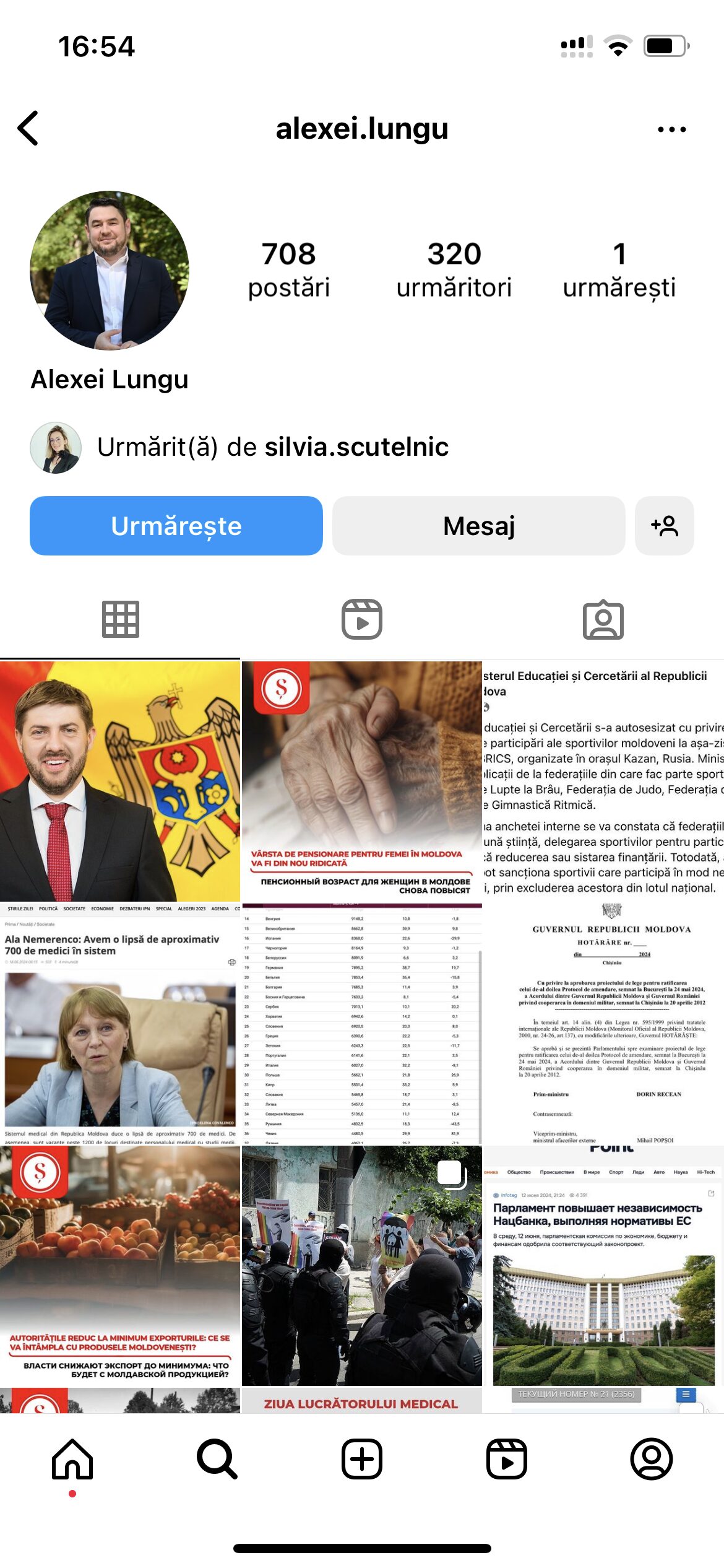 Tauber și Lungu au revenit pe Instagram. Șor: „Meta cedează și returnează conturile opoziției moldovenești”