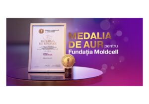 Fundația Moldcell, premiată cu Medalia de Aur la Marca Comercială a Anului 2023