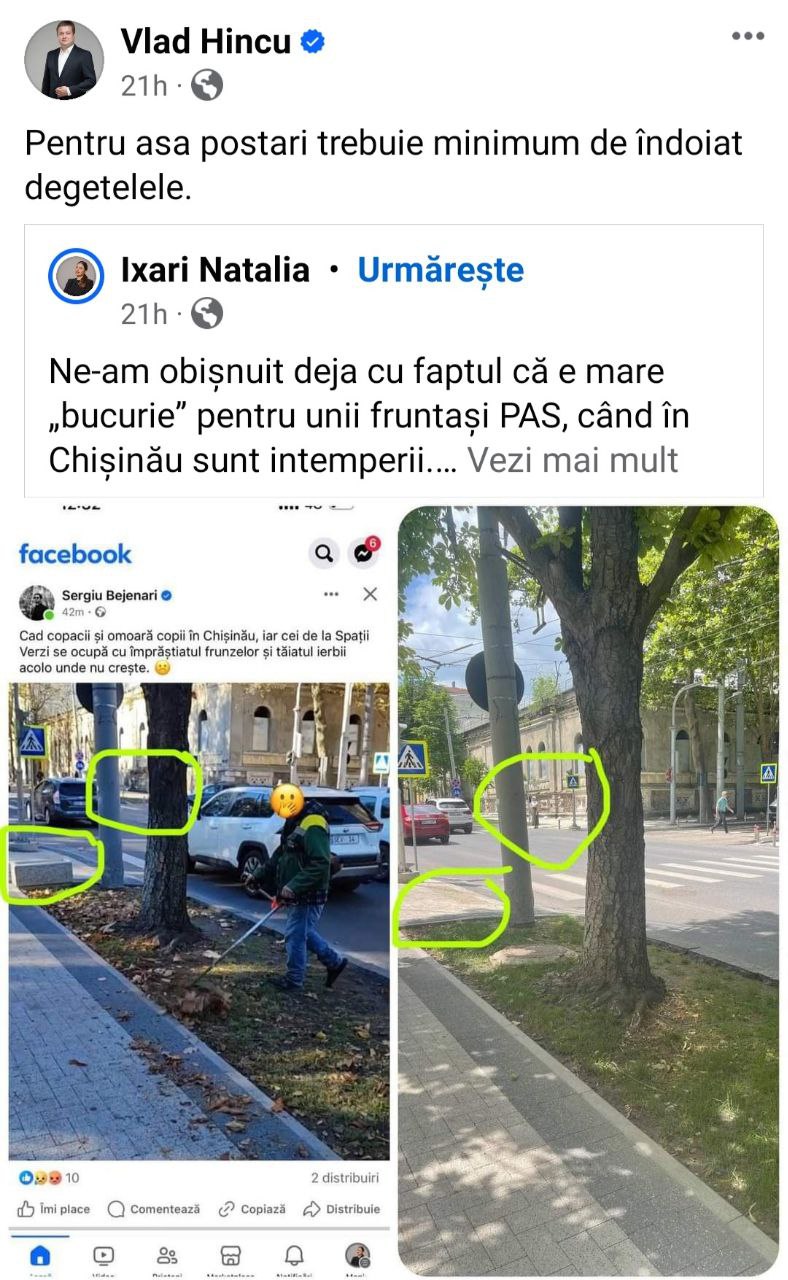 „Trebuie minimum degetele de îndoiat”. Un reprezentant PAS a alertat poliția, după o declarație a pretorului sectorului Centru din Chișinău