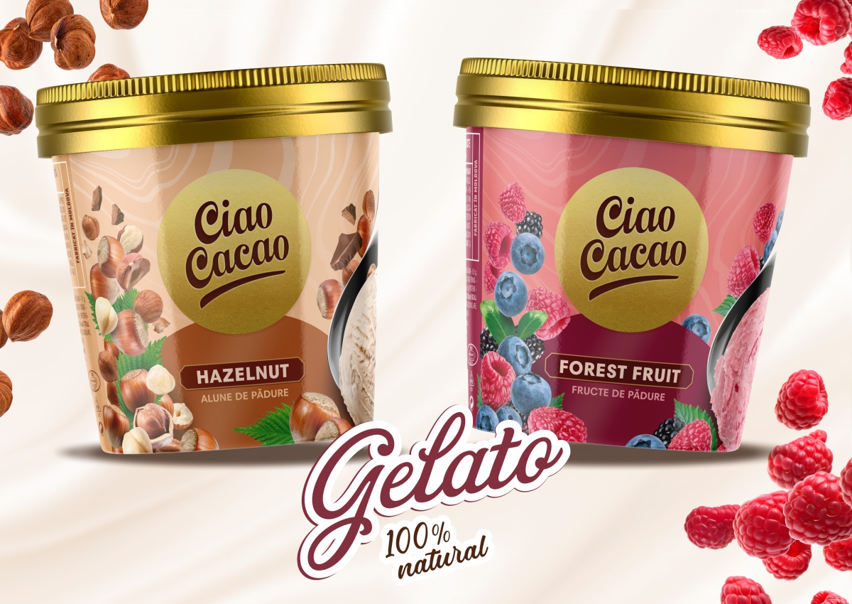 Gelato Ciao Cacao: итальянское мороженое высочайшего качества, приготовленное в Молдове