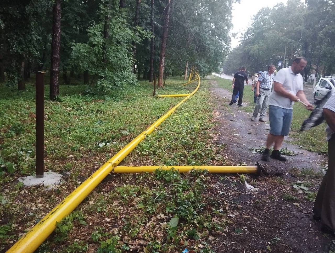 (ФОТО) В Глодянском районе пронесся ураган. Предупреждение полиции