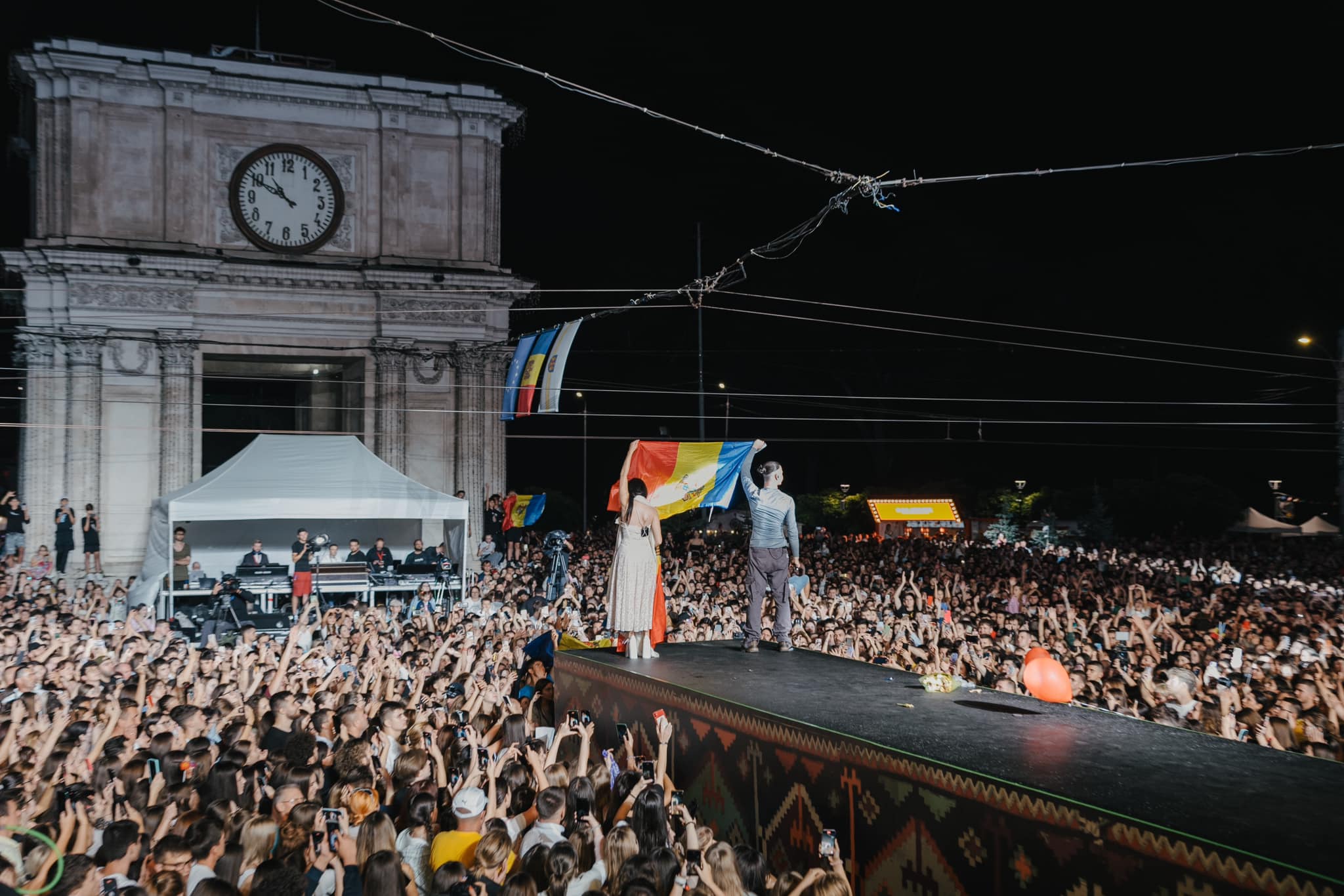 Concertul de Ziua Independenței - în fotografii. Poliția a numărat câte persoane au participat