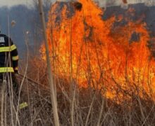 Un pompier a murit în timpul unei intervenții la un incendiu de vegetație în Rădulenii Vechi, raionul Florești