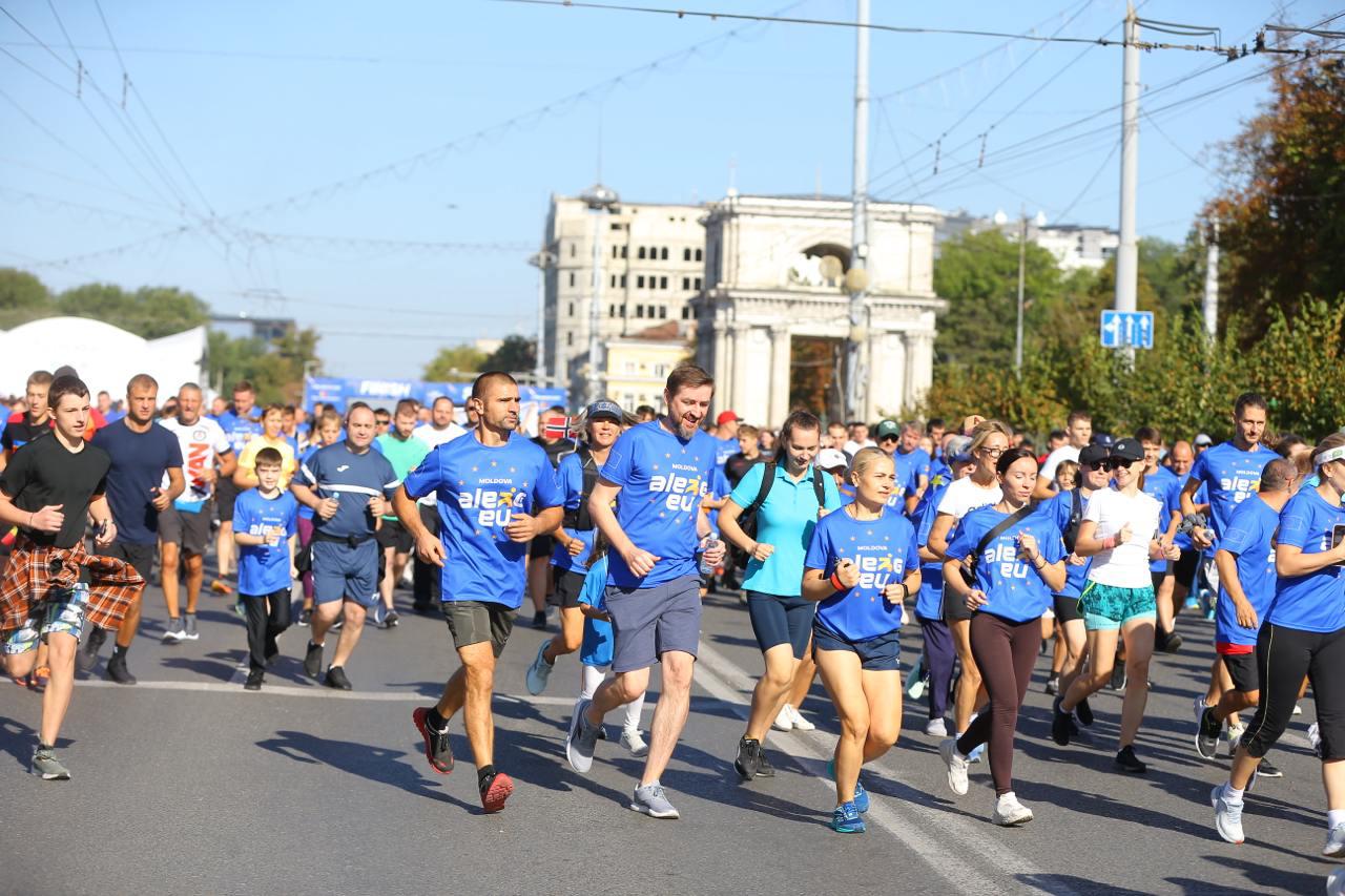 Euro Marathon 2024: O zi de unitate europeană în inima Chișinăului