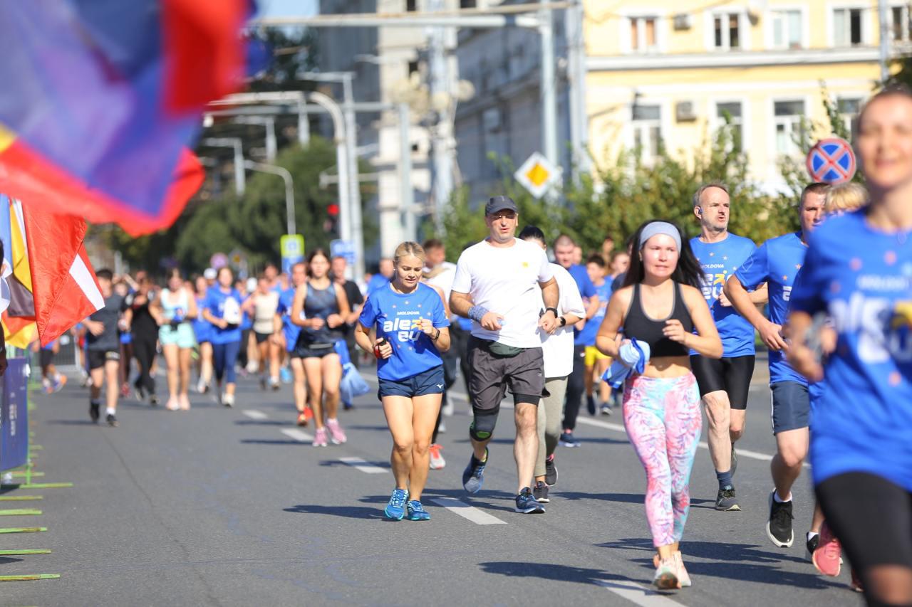 Euro Marathon 2024: O zi de unitate europeană în inima Chișinăului