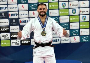 Judocanul Victor Sterpu, carabinier moldovean, a obținut aurul în Croația (VIDEO)