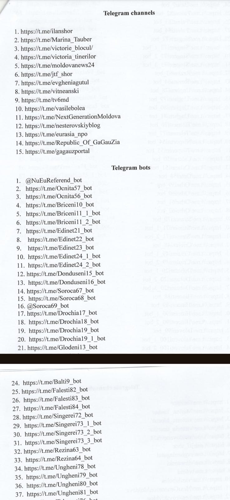 Paginile de Telegram indisponibile în Moldova: în total 15 canale și 95 de chatbot-uri au fost blocate. Ar urma și altele 