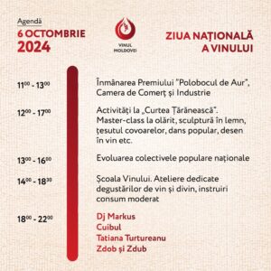 Muzică, olărit și expoziții. Aproape 100 de vinificatori vor participa în acest an la Ziua Națională a Vinului