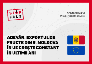 Stopfals! Prezintă adevărul despre integrarea R. Moldova în UE