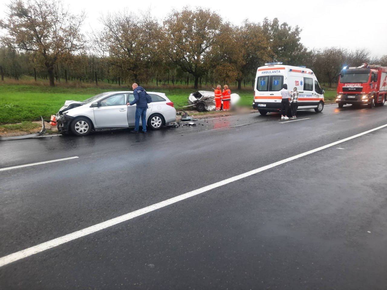 Accident rutier cu un mort și un rănit, în apropiere de Peresecina FOTO