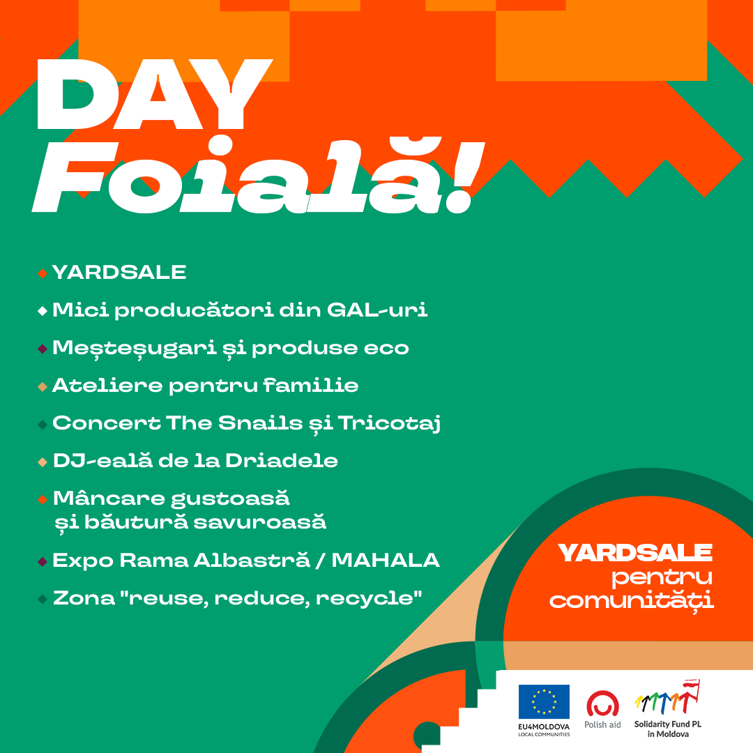 Day Foială – YARDSALE pentru comunități