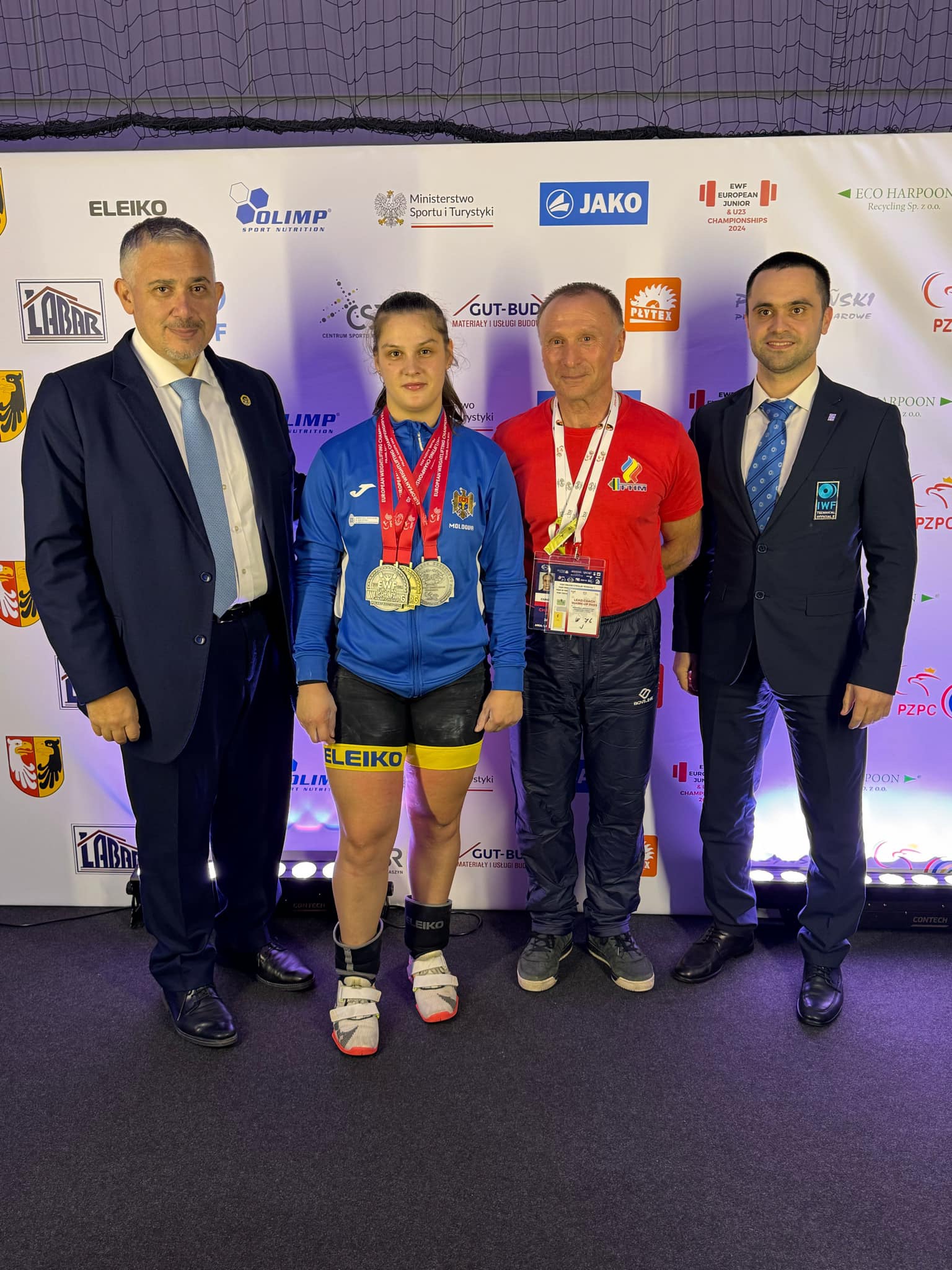 Sportivii din Moldova au obținut 16 medalii la Campionatul European de haltere FOTO