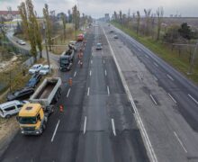 (ФОТО) В Кишиневе начали ремонт Хынчештского шоссе