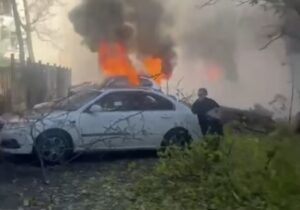 (ВИДЕО) Одесса подверглась ракетному обстрелу. Есть погибшие и раненые