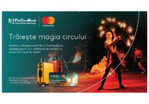 Оплачивайте покупки картой Mastercard от FinComBank и выигрывайте уникальное семейное путешествие на шоу Cirque du Soleil в Риме