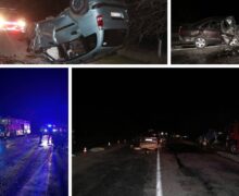 Un tânăr de 23 de ani a murit, iar alte 3 persoane au fost rănite într-un accident rutier în Drochia