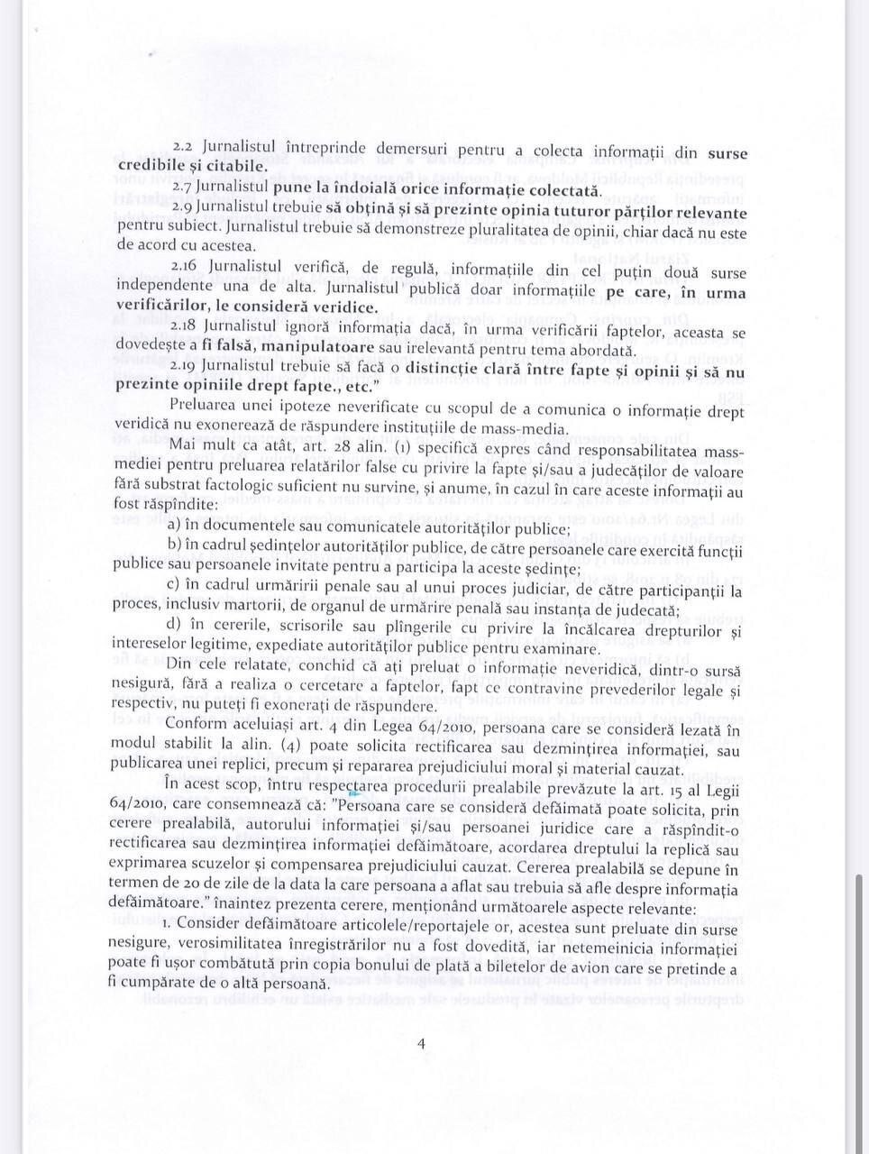 (DOC) Депутат от ПСРМ требует от восьми СМИ 1 млн леев компенсации морального ущерба. Что случилось