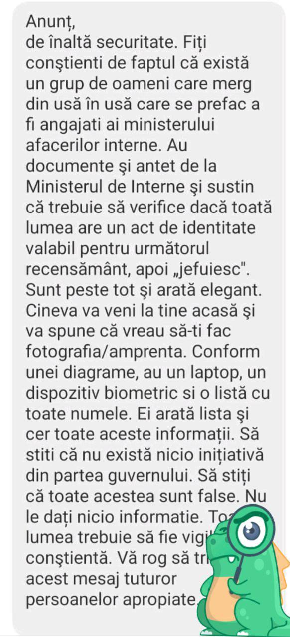 „Menite să provoace panică”. Poliția informează despre mesaje false care sunt răspândite în spațiul public