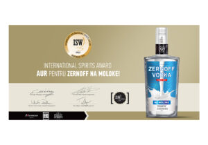 Zernoff Na Moloke câștigă aur la competiția International Spirits Award, Germania