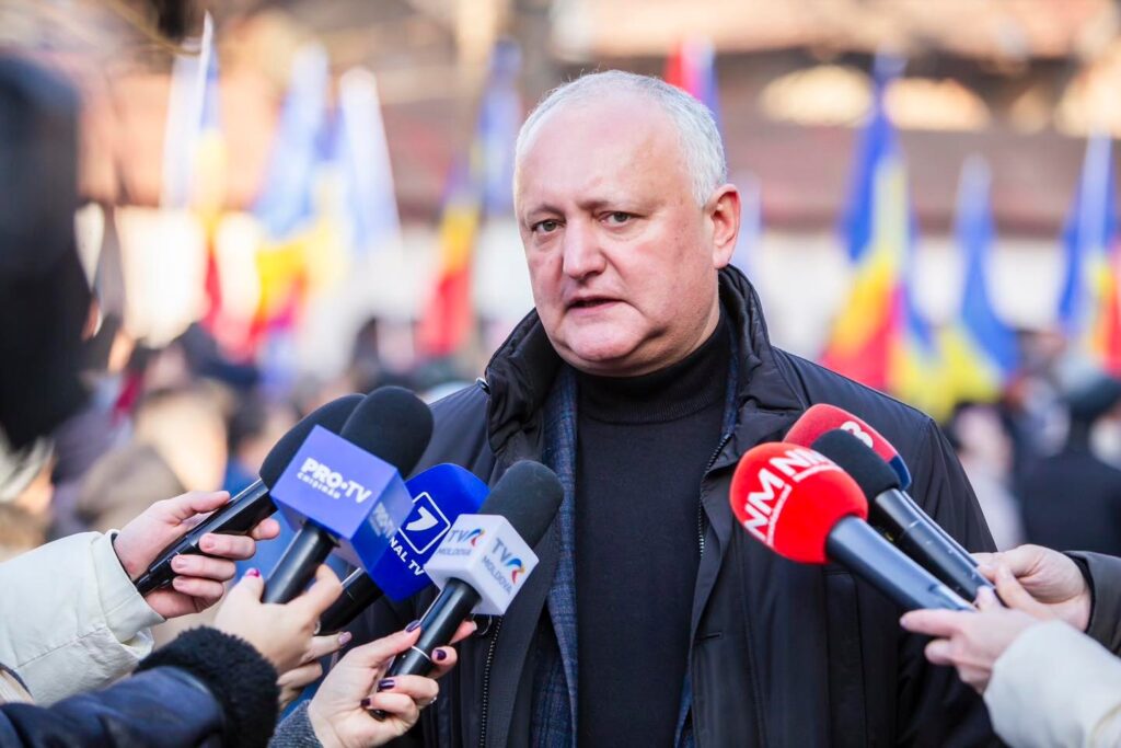Игорь Додон, Партия социалистов, протест