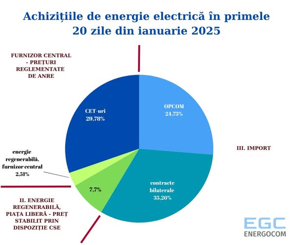 La ce preț a achiziționat Energocom energia electrică, începând cu 1 ianuarie? Datele companiei