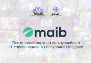 Maib способствует формированию нового поколения новаторов, став Платиновым Партнером конкурса «Tekwill Junior Ambassadors»