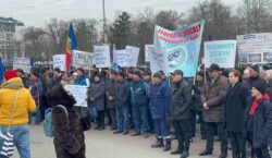 Железнодорожники, протест в Кишинева и Бельцах